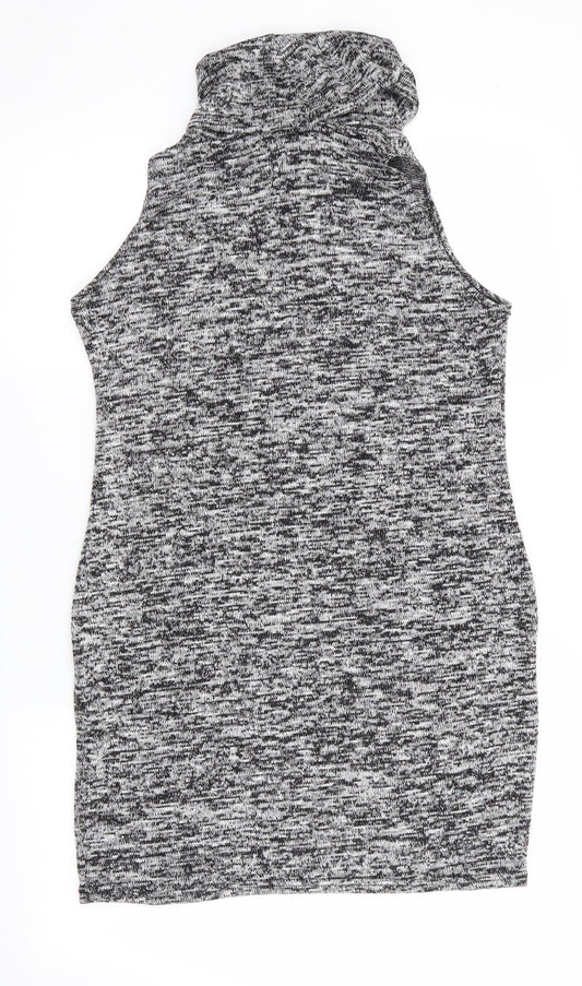 Voulez-Vous Womens Black Jumper Dress Size M - White
