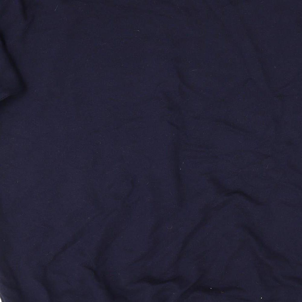 In the Style Womens Blue Pullover Sweatshirt Size 10 - Longline Sweatshirt