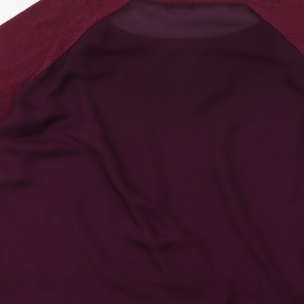 Womens UK Size 12 George Purple Pullover Jumper