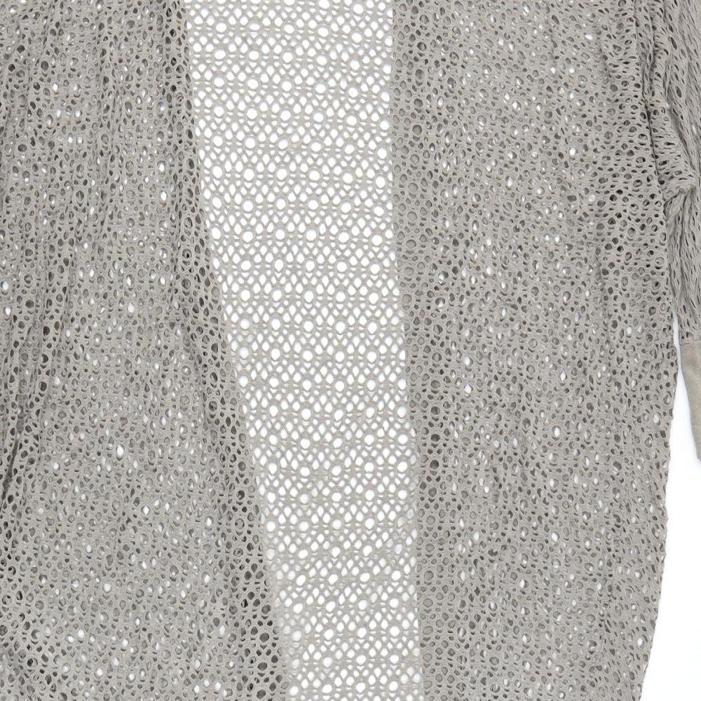 Womens UK Size 10 Izabel LONDON Grey Cardigan Jumper