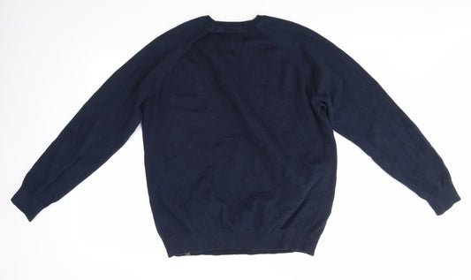 Primark Mens Blue Pullover Jumper Size XL