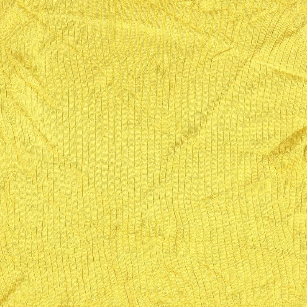 Womens UK Size 20 M&S Yellow Basic Blouse