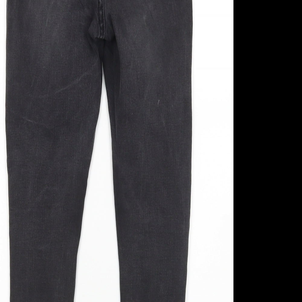 denim co Womens Black Skinny Jeans Size 10 L26 in