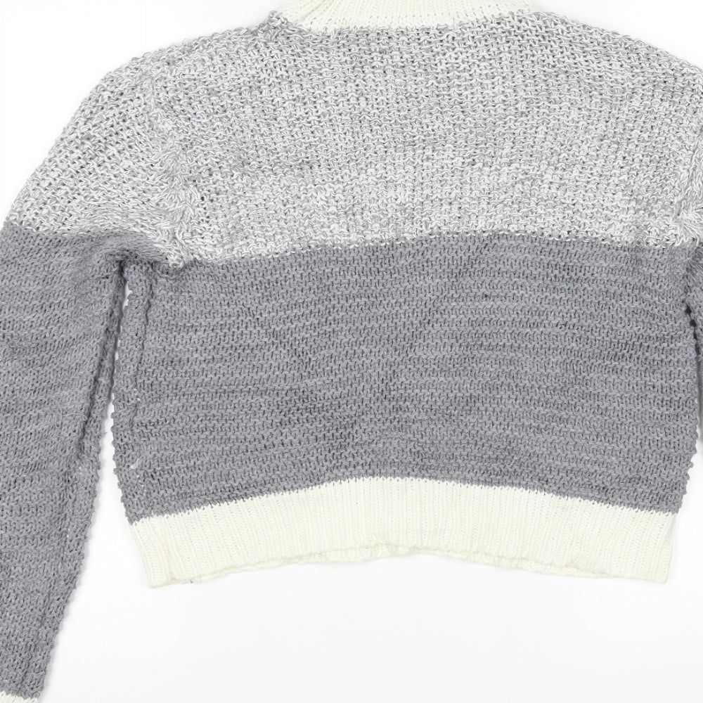 SheIn Womens Multicoloured Pullover Jumper Size S