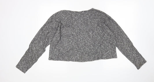 Womens UK Size 8 Topshop Grey Pullover Jumper
