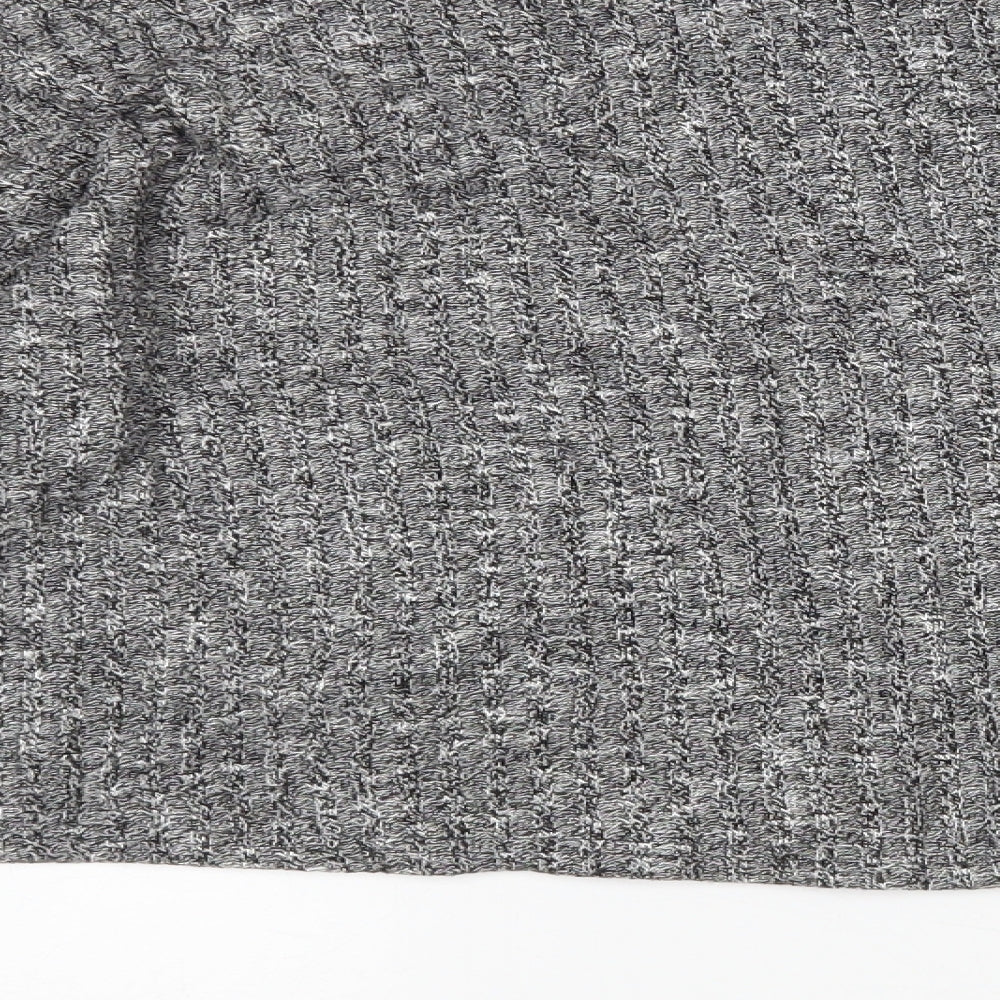 Womens UK Size 8 Topshop Grey Pullover Jumper