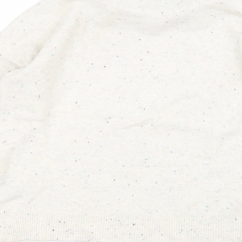 Womens UK Size M Oasis White Pullover Jumper