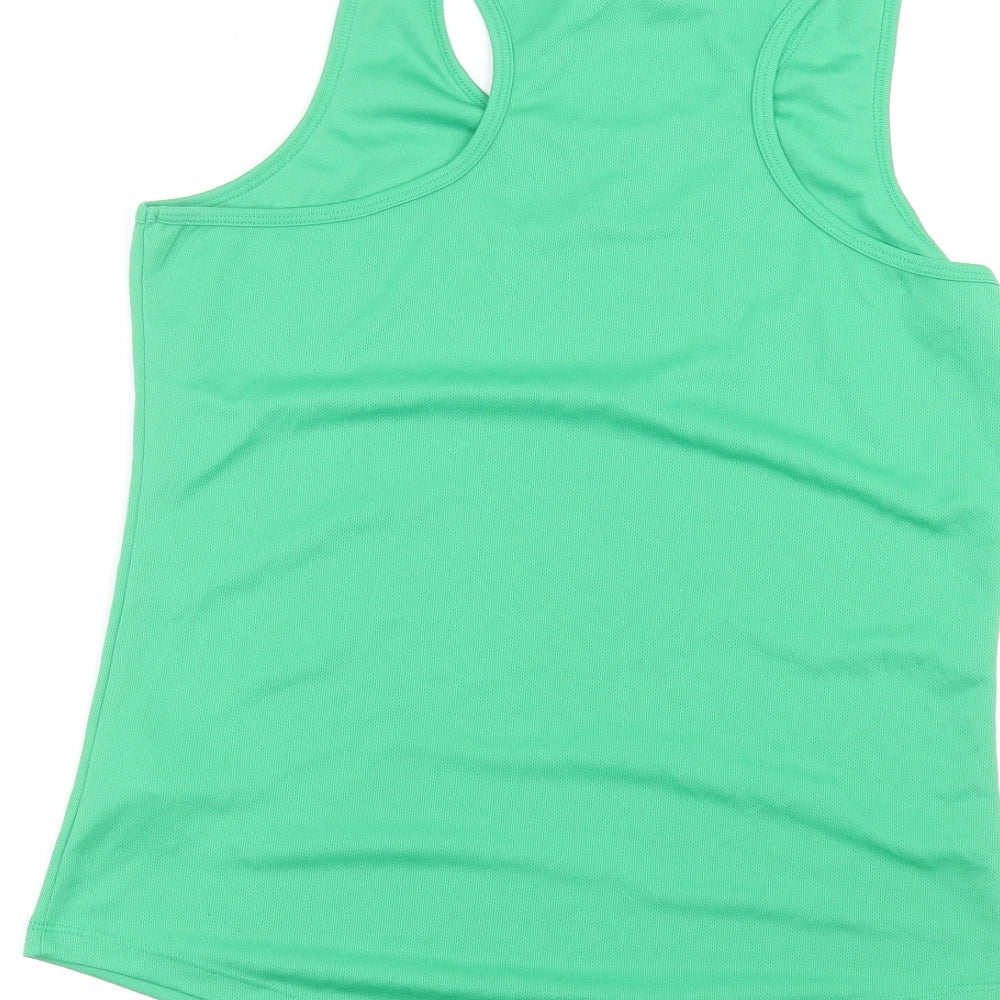 Awdis Womens Green Basic Tank Size L