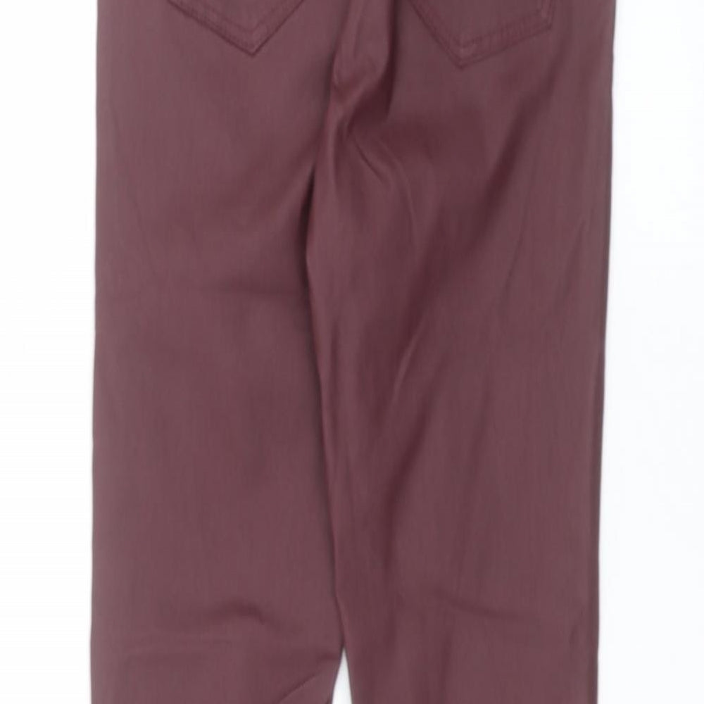 Estee Brown Womens Purple Trousers Size 12 L28 in