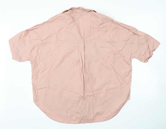 Primark Womens Pink Basic Blouse Size 6