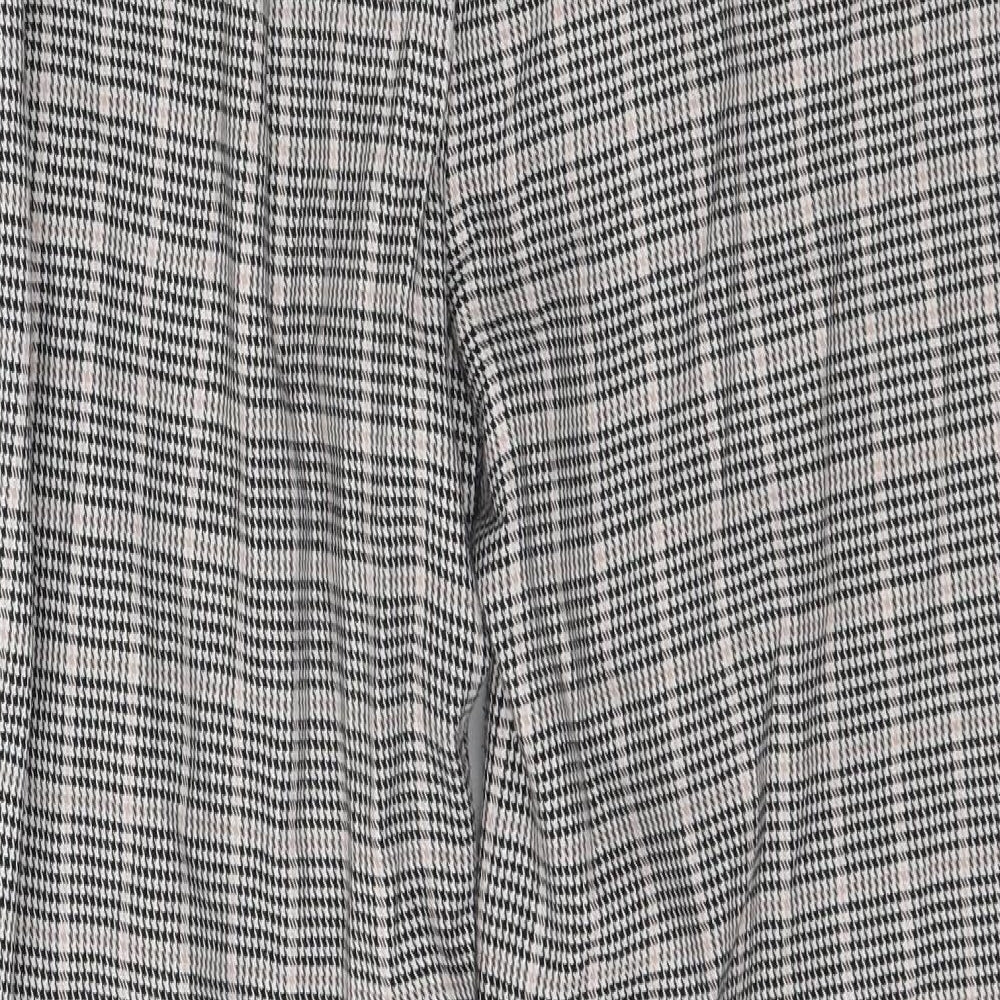 F&F Womens Multicoloured Plaid Trousers Size 10 L27 in