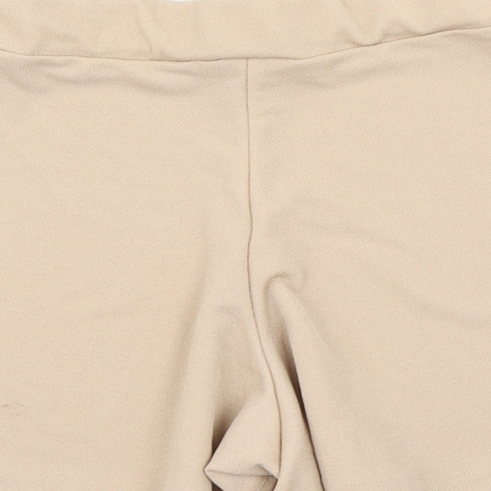 PRETTYLITTLETHING Girls Beige Hot Pants Shorts Size 4 Years