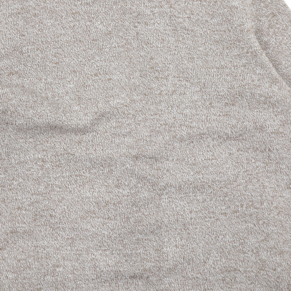 Envy Womens Brown Striped Knit Pullover Jumper Size M - With cardigan