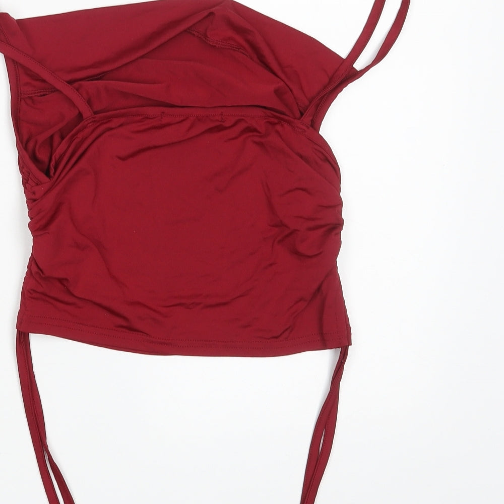 SheIn Womens Red Camisole Tank Size S