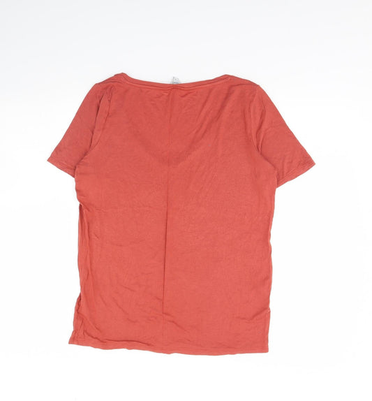 Womens UK Size 10 NEXT Red Basic Blouse