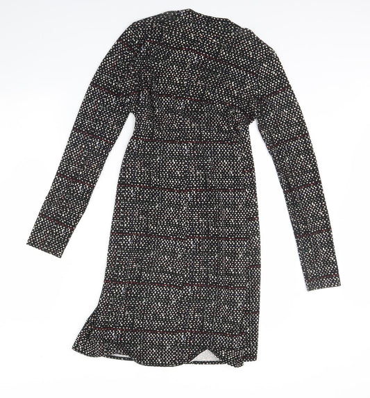 Gap Womens Black Polka Dot Shift Size XS