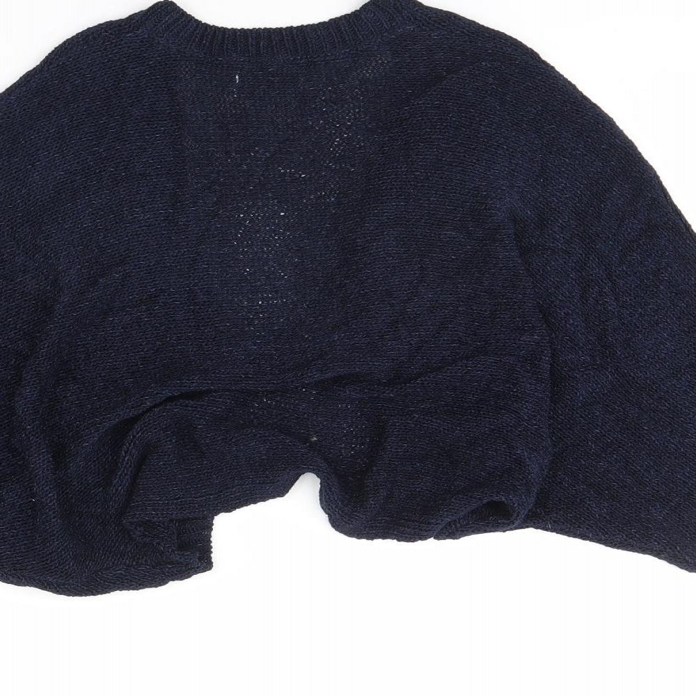 Womens UK Size S Monsoon Blue Cardigan Jumper