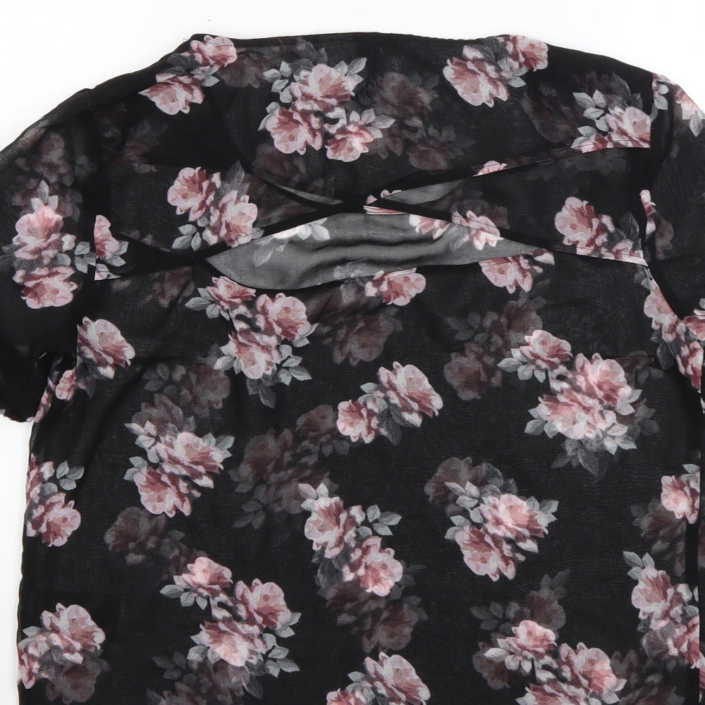 Womens UK Size 10 H&M Multicoloured Basic Blouse