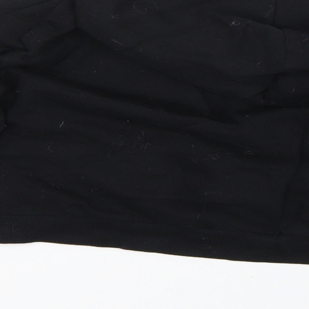miss evie Girls Black Pullover Hoodie Size 7-8 Years