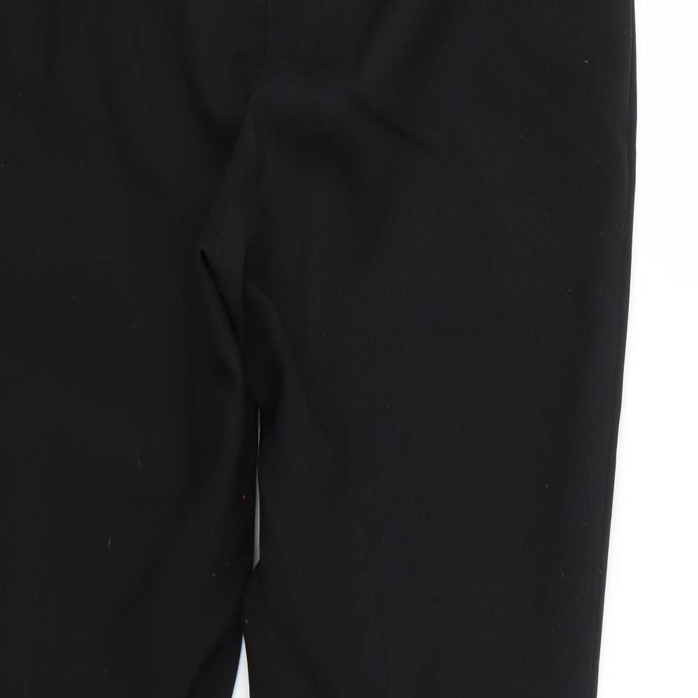 Womens UK Size 10 Atmosphere Regular Fit Black Trousers
