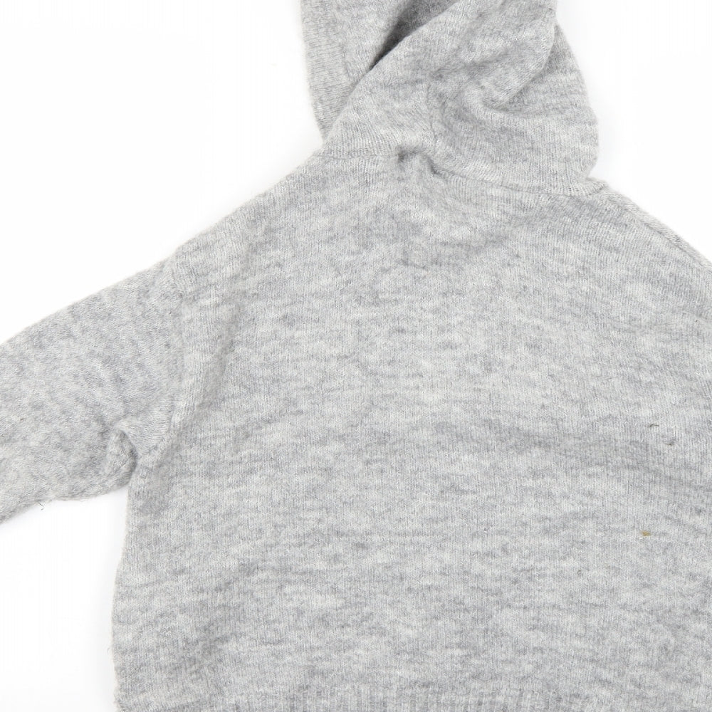 H&M Womens Grey Full Zip Hoodie Size XS