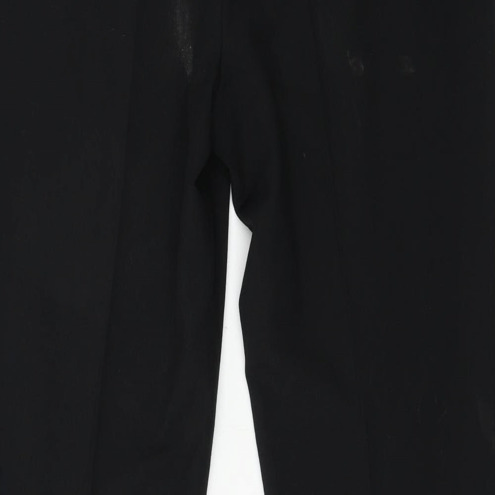 Womens UK Size 14 Marks and Spencer Regular Fit Black Trousers
