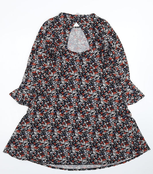 Red Herring Womens Multicoloured Floral Fit & Flare Size 10