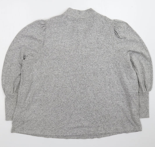 TU Womens Grey Knit Pullover Jumper Size 20