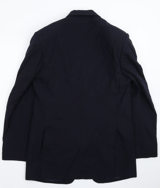 Preworn Mens Blue Jacket Suit Jacket Size 40