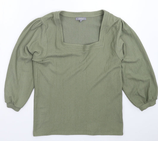 Womens UK Size 12 Principles Green Pullover Jumper