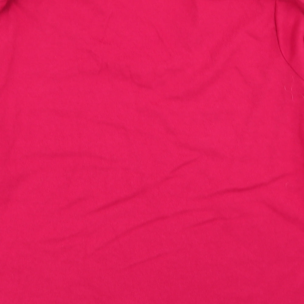Womens UK Size 14 tigi Red Basic Polo