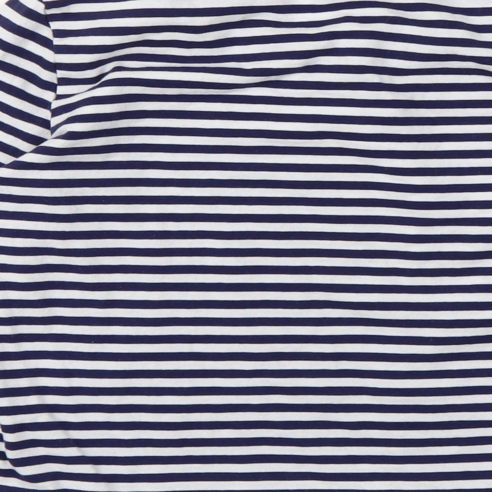 Avenue Womens Multicoloured Striped Basic T-Shirt Size 8