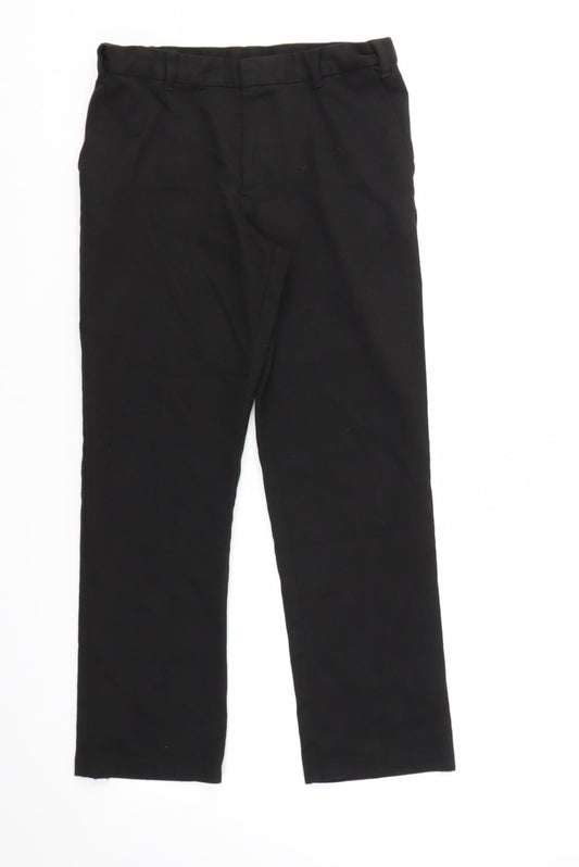 George Boys Black Capri Trousers Size 9-10 Years