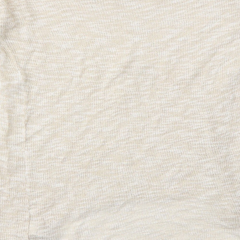 Womens UK Size 10 Miss Selfridge Gold Pullover Jumper