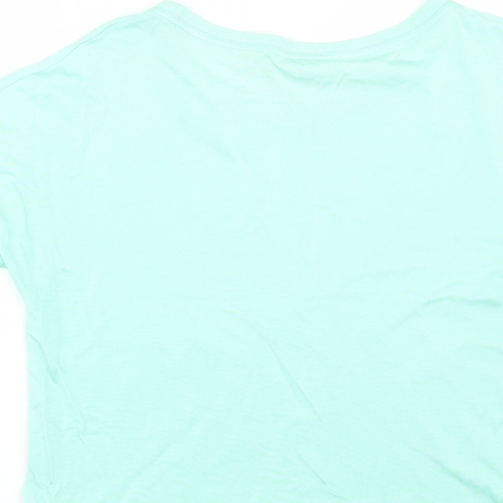 Womens UK Size S Country Casuals Green Basic T-Shirt