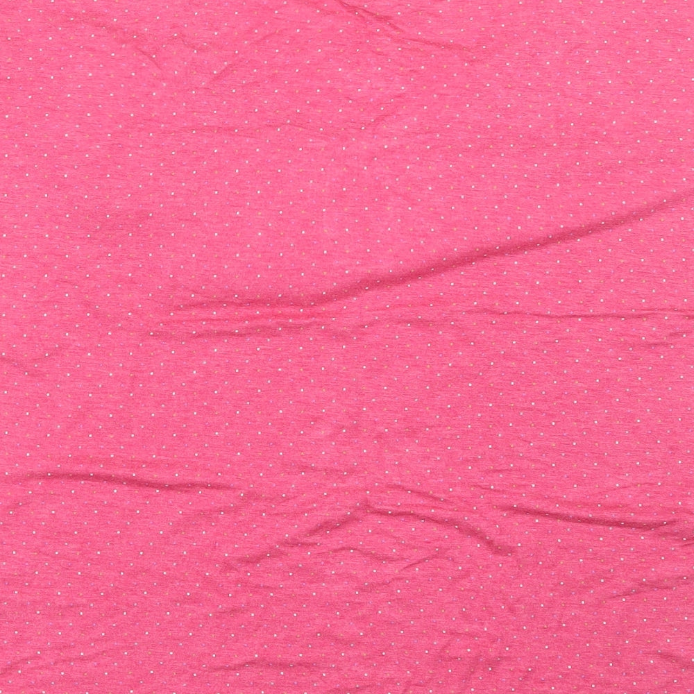 Moshulu Womens Pink Polka Dot Top Pyjama Top Size 12