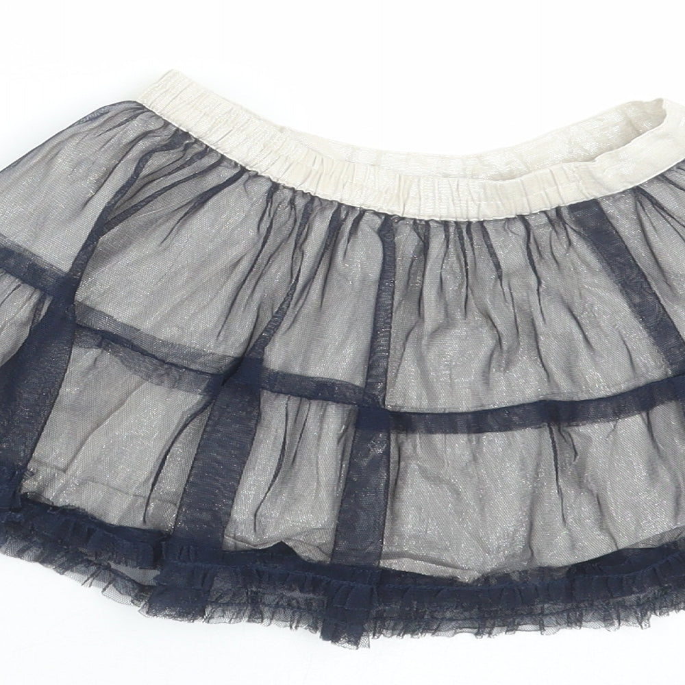 BHS Girls Blue A-Line Skirt Size 18-24 Months
