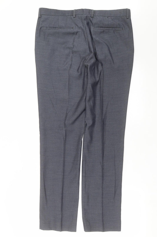 Topman Mens Blue Trousers Size 34 in L31 in