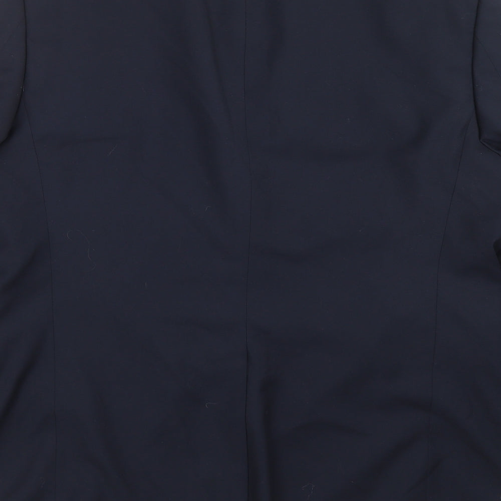 Mens UK Size 44 Marks and Spencer Regular Blue Suit Jacket