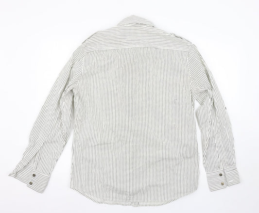 Mens UK Size M Burton Multicoloured Button-Up Long Sleeve Casual Shirt