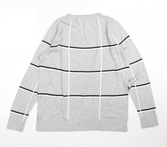 Womens UK Size 12 NEXT Grey Pullover Jumper