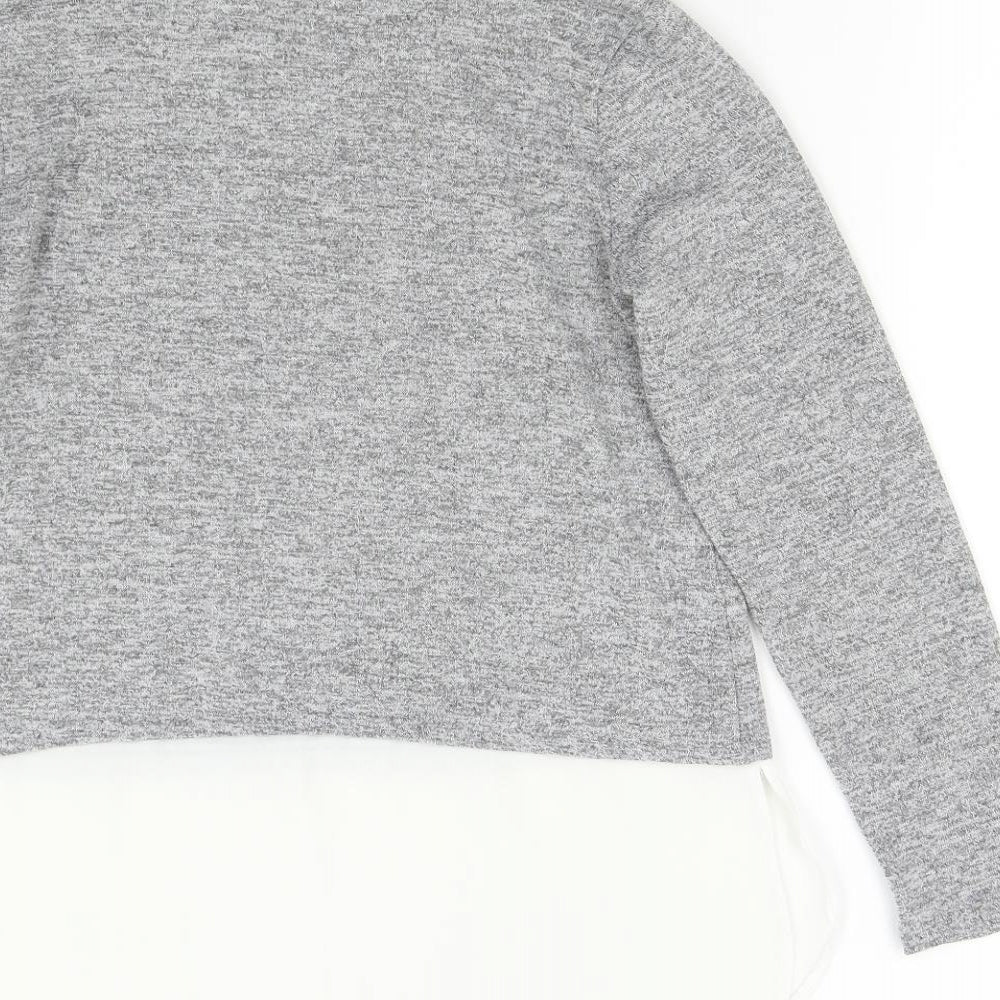 Primark Womens Grey Pullover Jumper Size 8