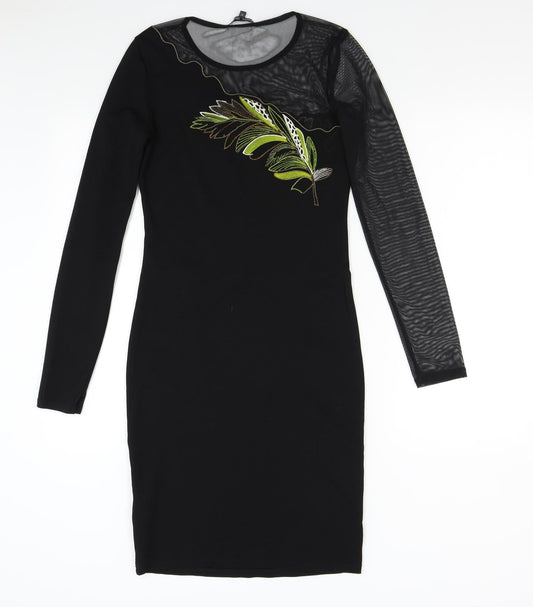 NEXT Womens Black Bodycon Size 8