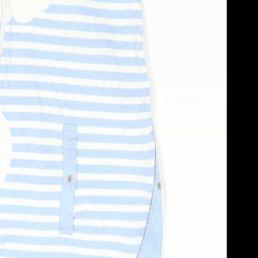 Inventa Blue Striped Babygrow One-Piece One Size - Grow Sleep Bag 4 - 12 Months