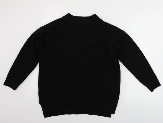 Womens UK Size M New Look Black Pullover Jumper