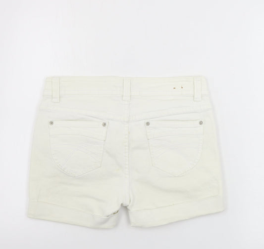 Womens UK Size 10 Preworn Regular Fit Cut-Off Shorts
