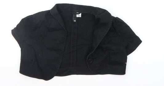 Womens UK Size 8 Divided Black Jacket