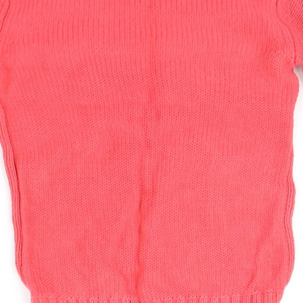 Gap Girls Orange Pullover Jumper Size 10-11 Years
