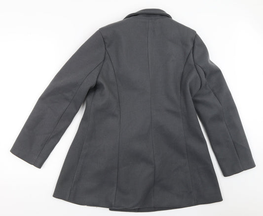 SheIn Womens Grey   Overcoat Coat Size M