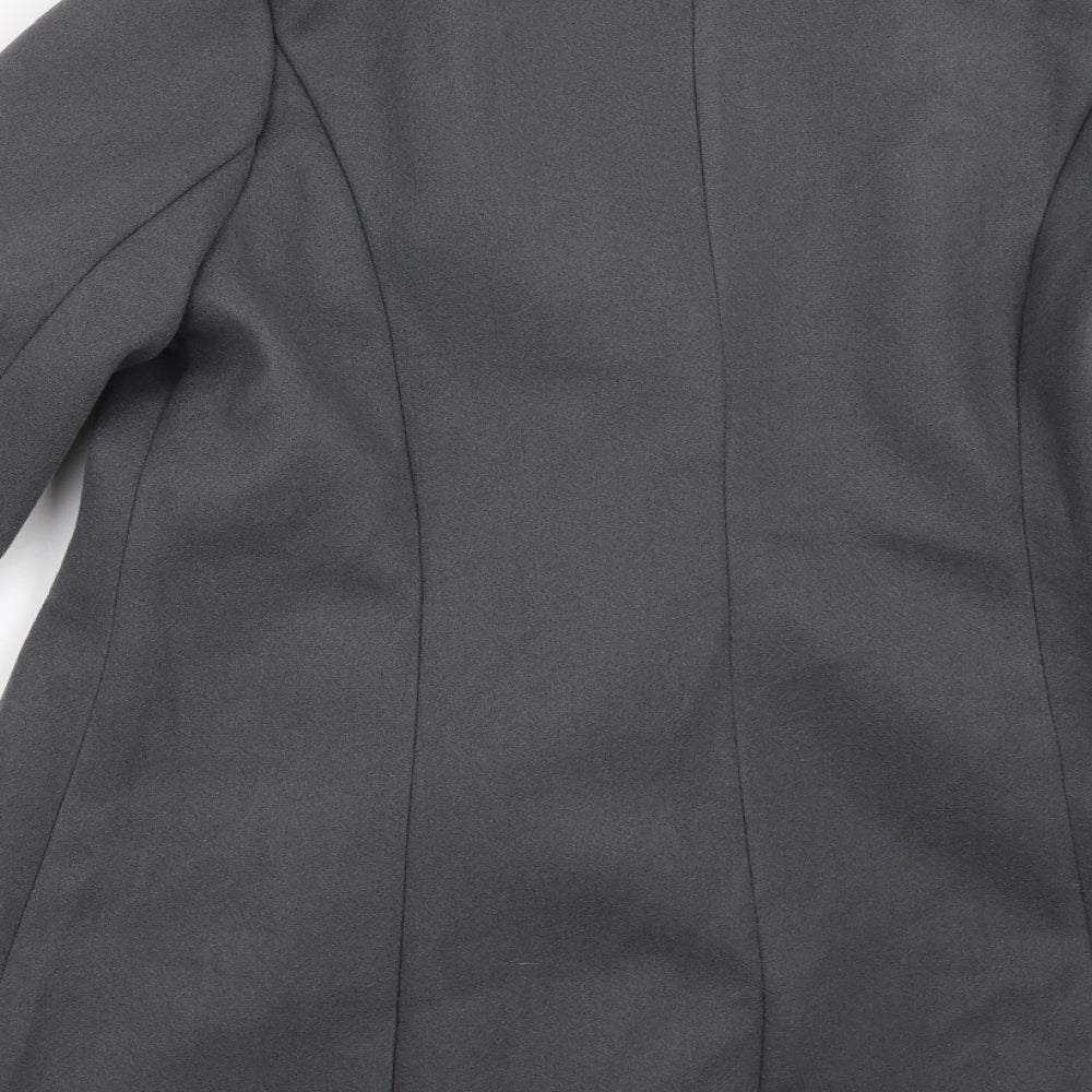 SheIn Womens Grey Overcoat Coat Size M